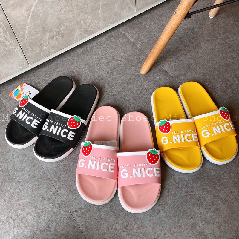 DÉP NHỰA TRÁI DÂU ( MIEO SHOES D998 D999 D1001 )