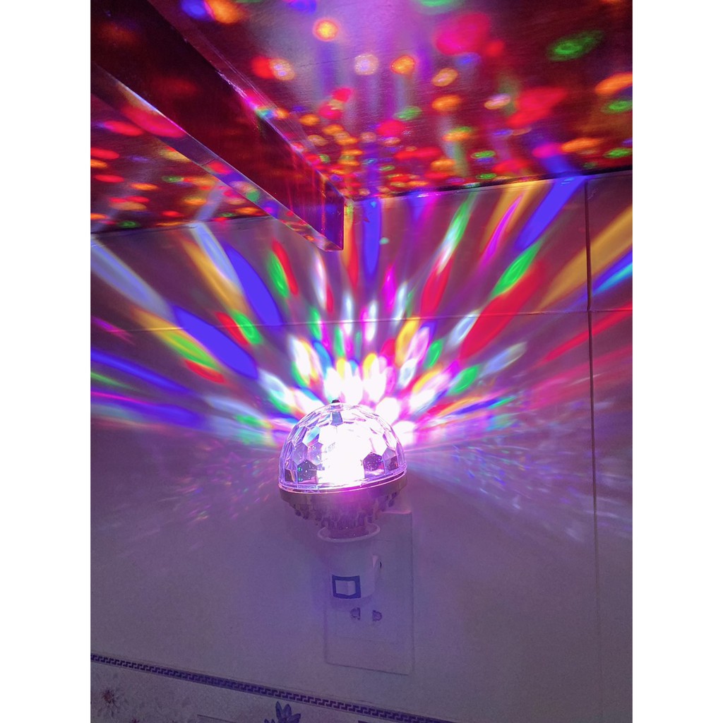 Đèn Led Vũ Trường, Đèn Laser 7 Màu, Vũ Trường, Bar, Sân Khấu, Dân Bay + Tặng Kèm Đuôi Cắm Công Tắc