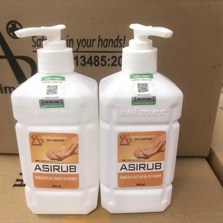 (Chính Hãng) Nước Rửa Tay Khô Sát Khuẩn ASIRUB Chai 500ml