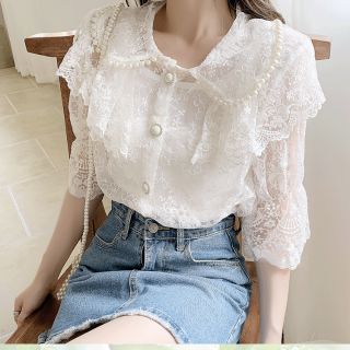 Áo sơ mi cách điệu cổ ( ảnh thật ở cuốii)