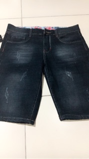 Quần short jean nam