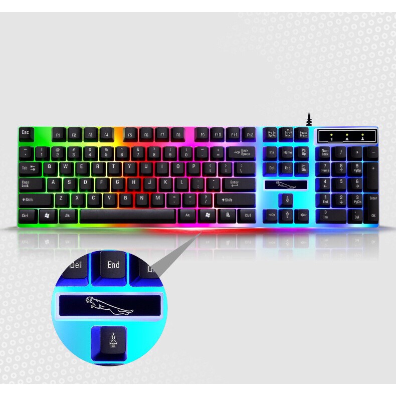 [Phiên Bản Mới] Bộ bàn Phím, Chuột Giả Cơ đèn LED 7 MÀU SIÊU ĐẸP GAMING G21 PRO 2019 | BigBuy360 - bigbuy360.vn