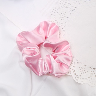Cột tóc scrunchie lụa Bolobala Buộc tóc scrunchie chất liệu lụa bóng chống bẩn CT01