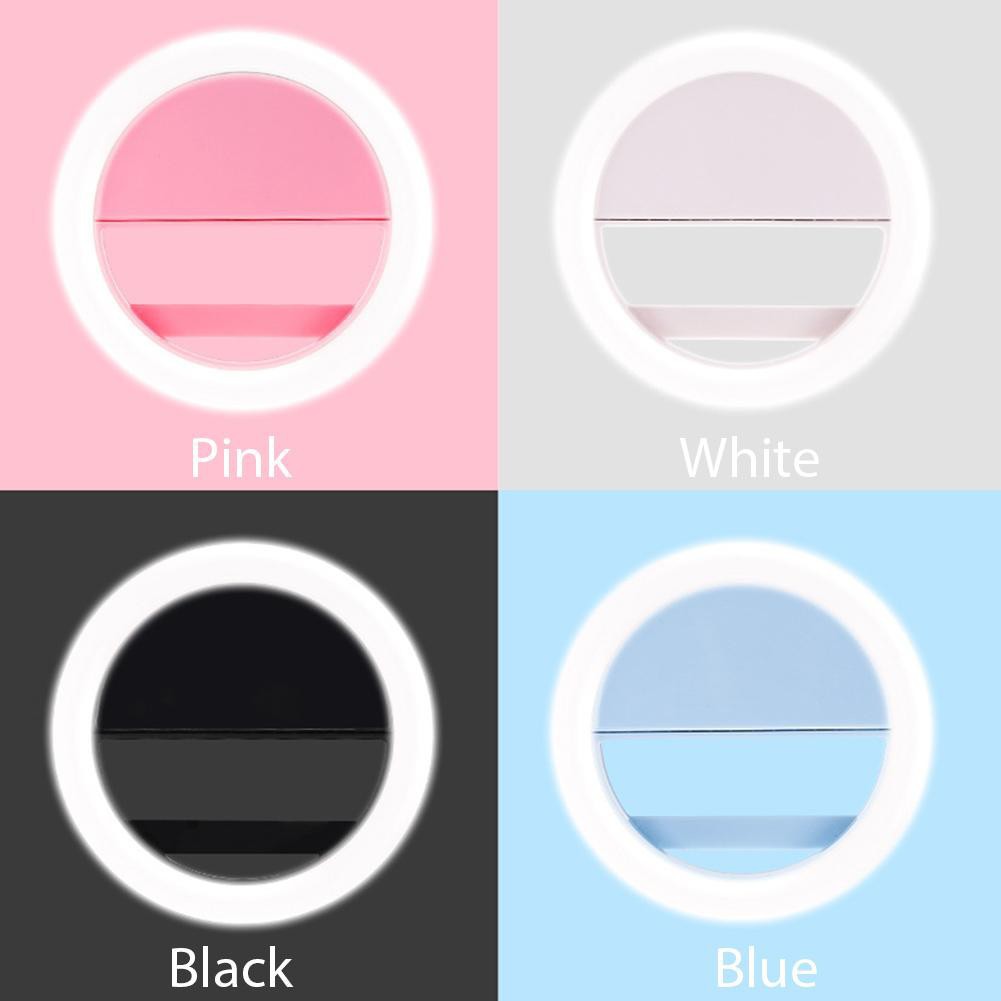 Đèn Led Dạng Vòng Hỗ Trợ Chụp Ảnh Cho Điện Thoại