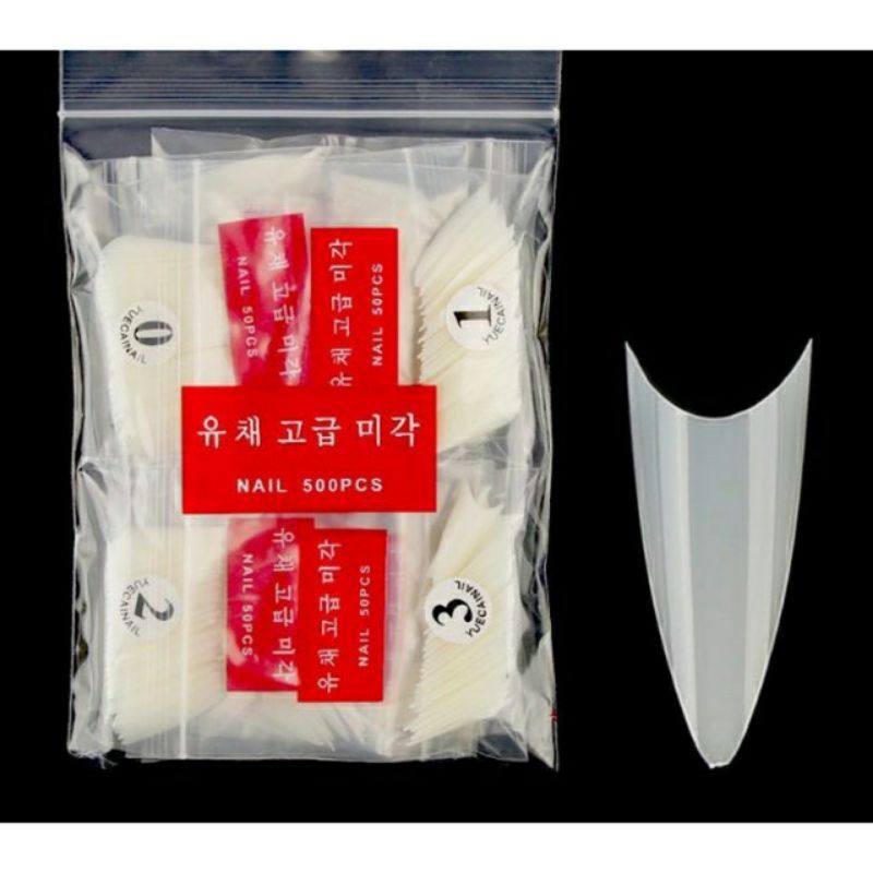 Móng nối tay HSM Hàn Quốc 500 móng hàng chuẩn
