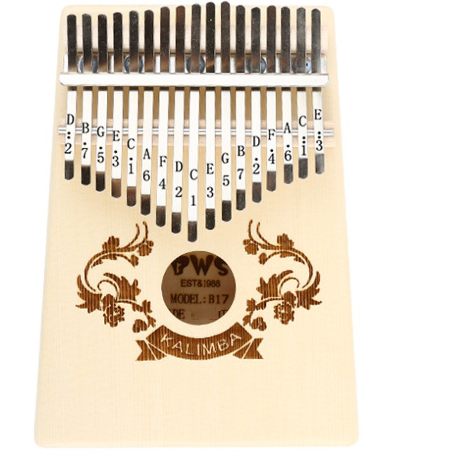 Đàn kalimba 17 phím dạng hộp âm to thump piano -BWS Nhiều mẫu P2