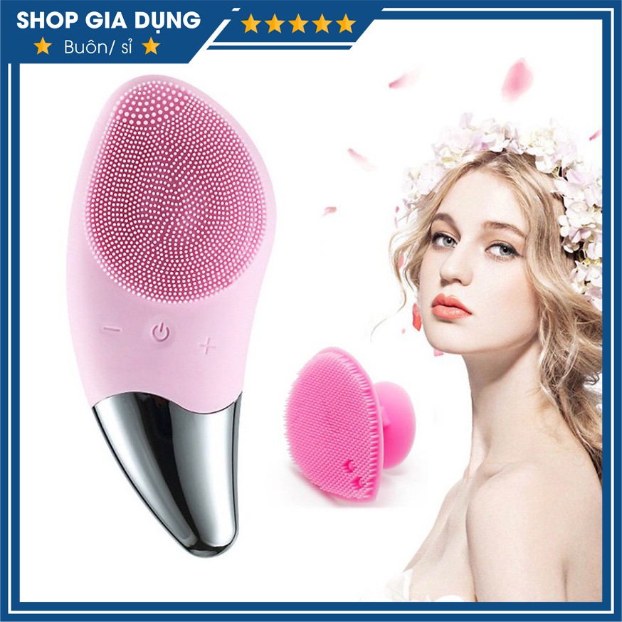 Máy Rửa Mặt 3 In 1 Chính Hãng SONIC FACIAL - Máy Rửa Mặt Sóng Siêu Âm Hot Nhất 2020  Chính Hãng Bảo Hành 12 Tháng