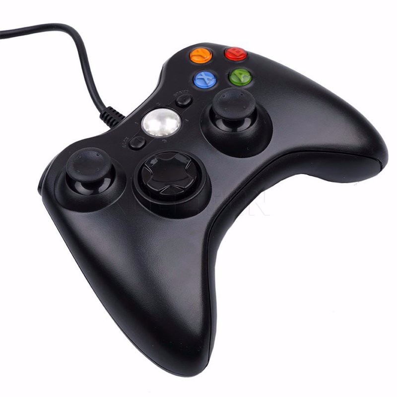 TAY CẦM GAME ĐƠN RUNG USB-360 CÓ DÂY KIỂU DÁNG XBOX CỰC PRO