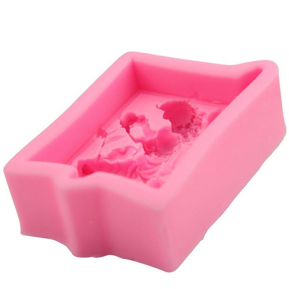 Khuôn Làm Bánh / Xà Phòng / Kẹo Ngọt Hình Bông Hoa Xinh Xắn DIY