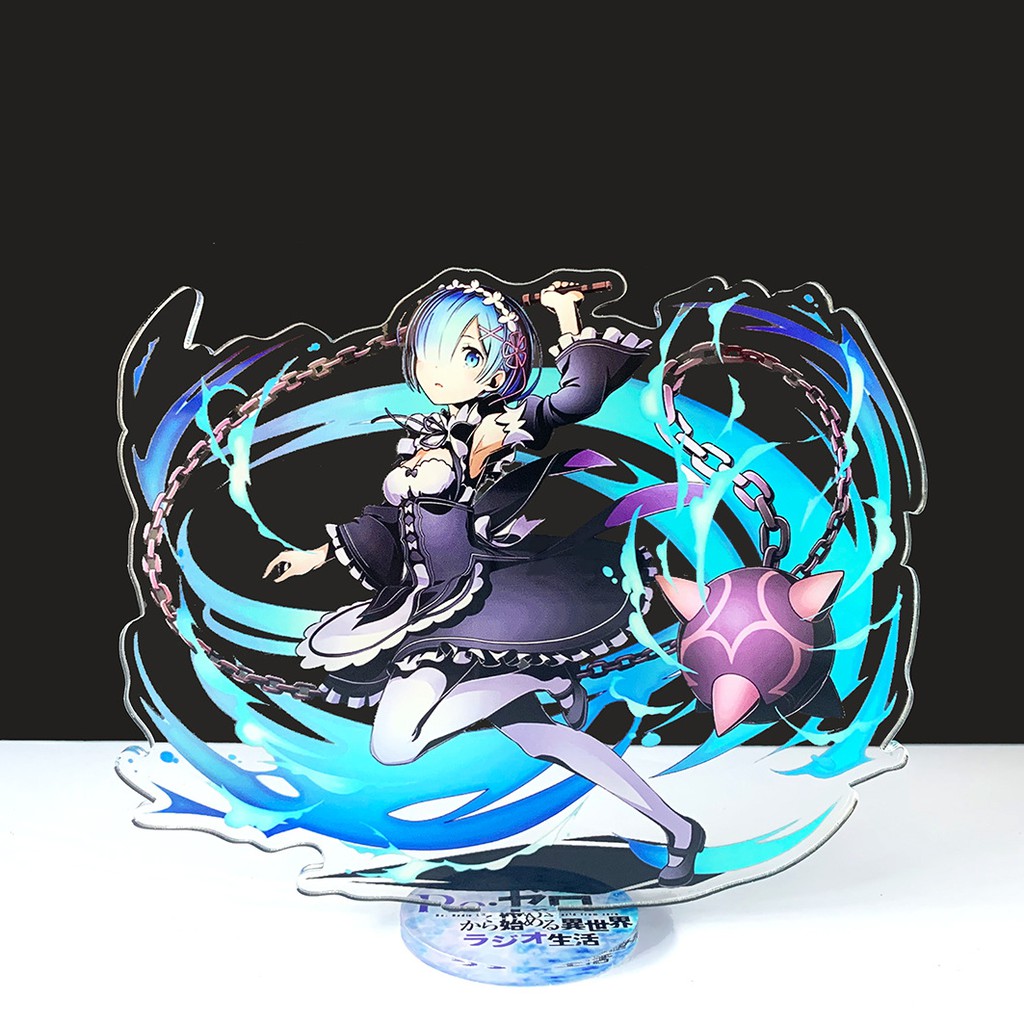 Tượng mica Standee anime Rem - Re: Zero