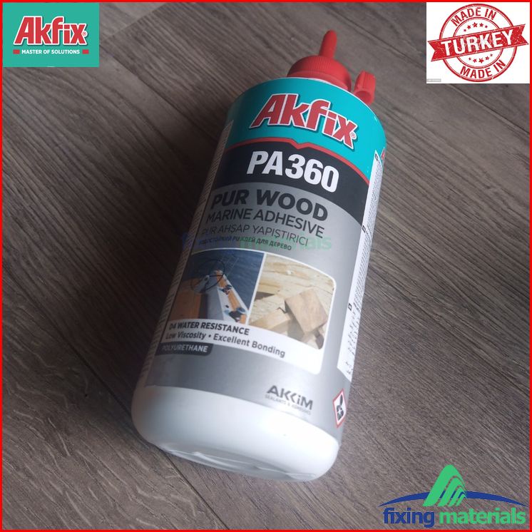 Akfix PA360 PUR Wood- Keo dán gỗ PU dạng lỏng (Kháng nước cấp độ D4, khô nhanh, chuyên dùng ngoài trời)