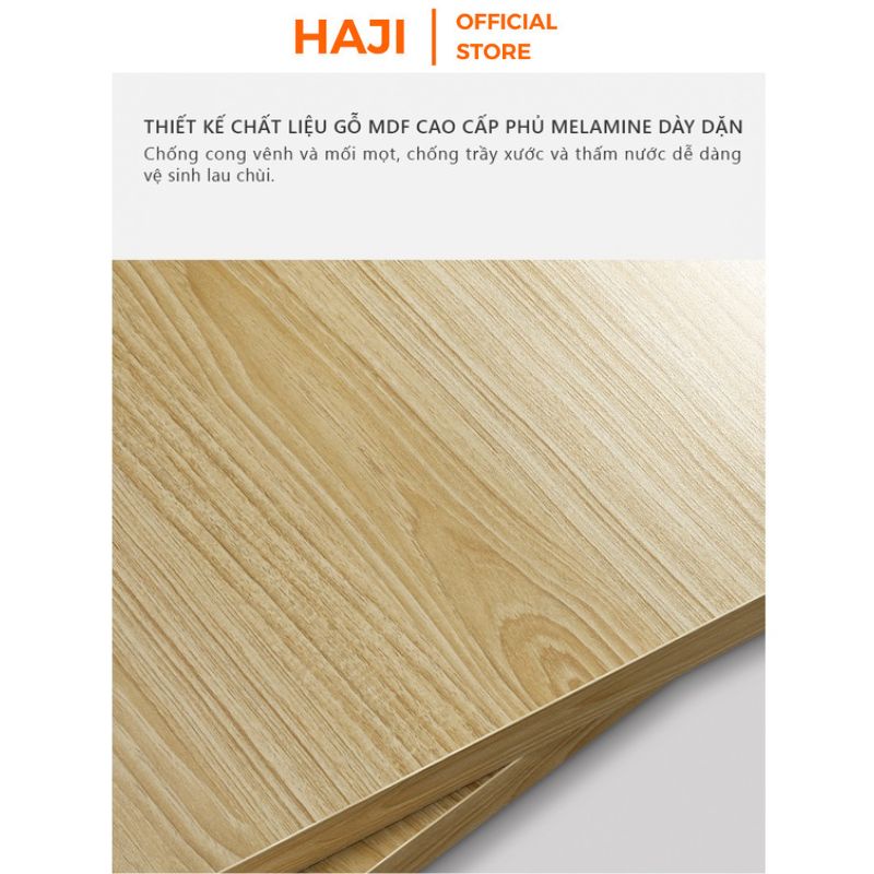 Bàn làm việc kèm giá sách tinh tế tiện lợi thương hiệu HAJI A73