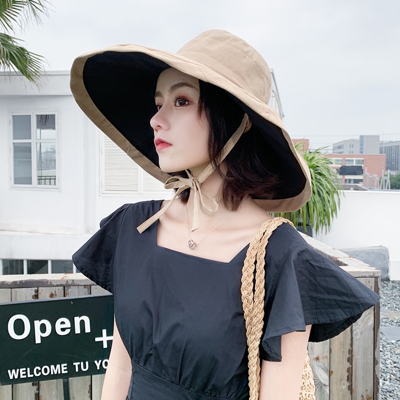 Nón Vành Che Nắng Tia Cực Tím Thời Trang Đi Biển Cho Nữ