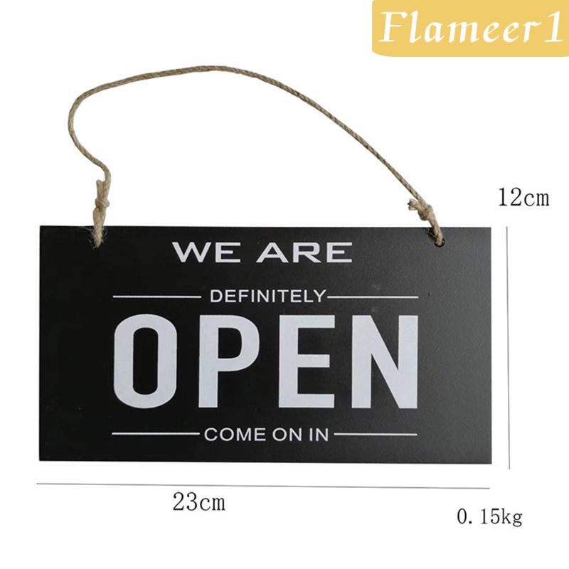 [Flameameer1] Biển Hiệu Đóng Mở Cửa Sổ Hai Mặt Có Thể Đảo Ngược Cho Nhà Ở / Cửa