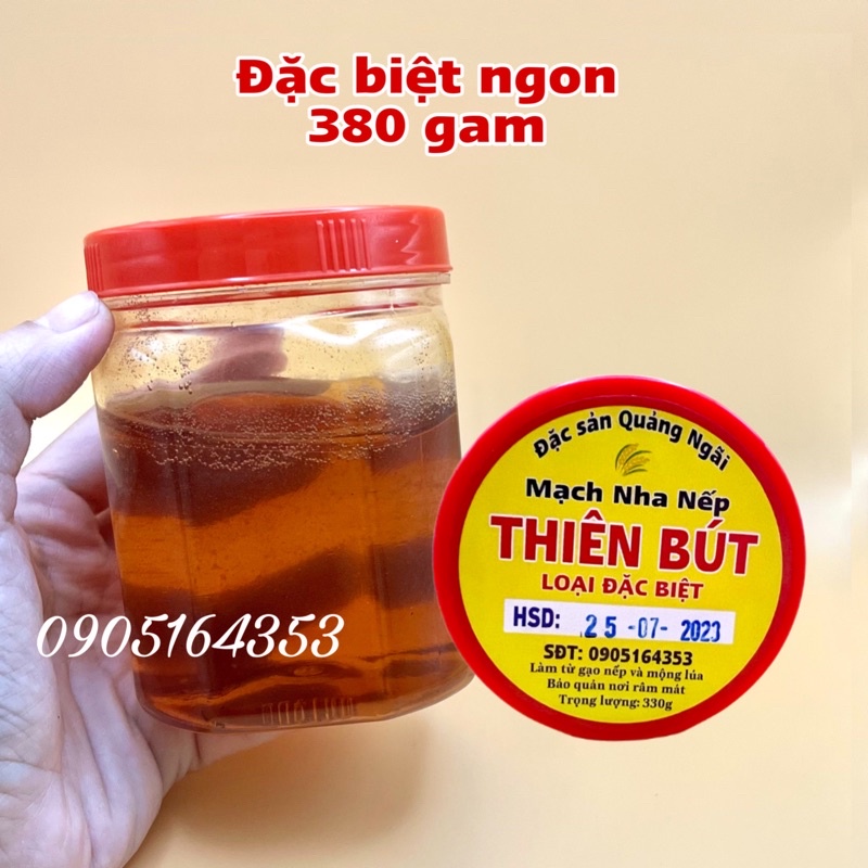 [LOẠI ĐẶC BIỆT] 380g Mạch Nha Nếp Thiên Bút Đặc Sản Quảng Ngãi