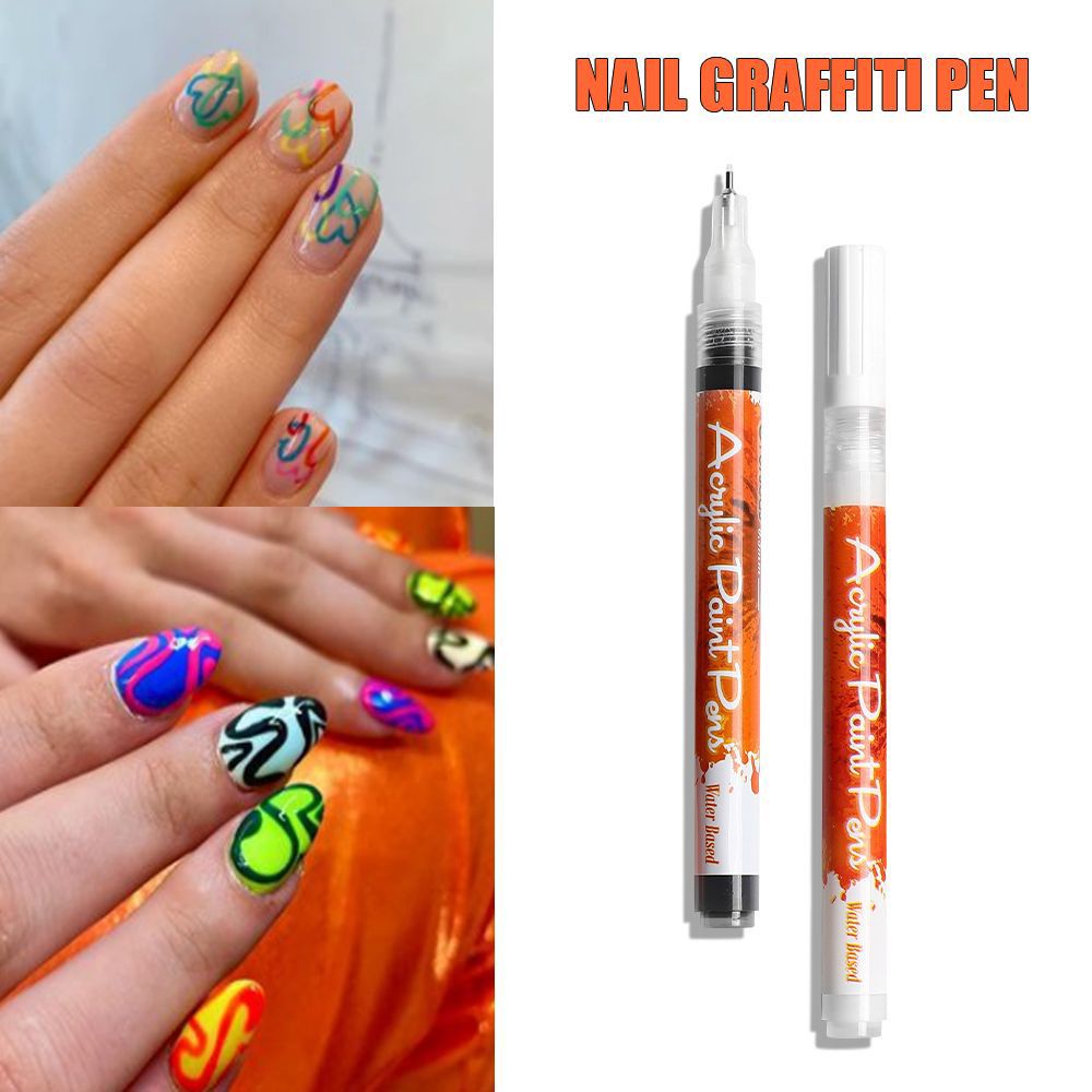 [Hàng mới về] Bút vẽ móng trang trí nghệ thuật tự làm chống nước nhỏ gọn