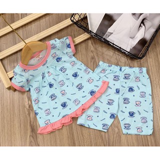 Bộ cotton xuất dư cho bé
