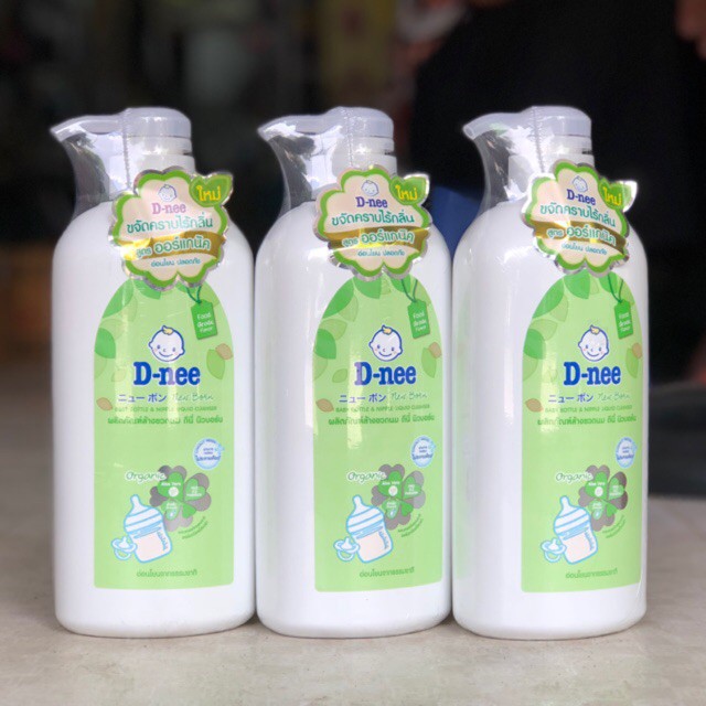 Nước Rửa Bình Sữa Dnee Organic Chai 620ml Thái Lan