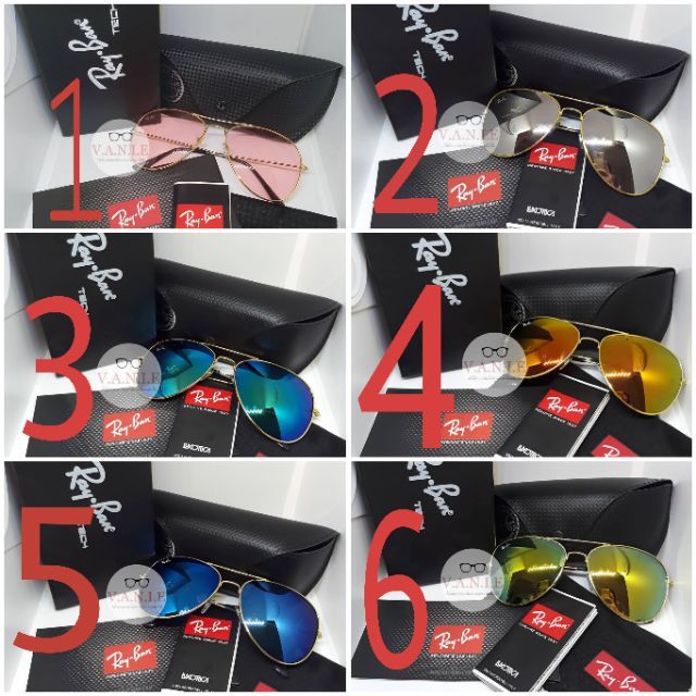 [NAM] RAYBAN TRÁNG GƯƠNG 2018