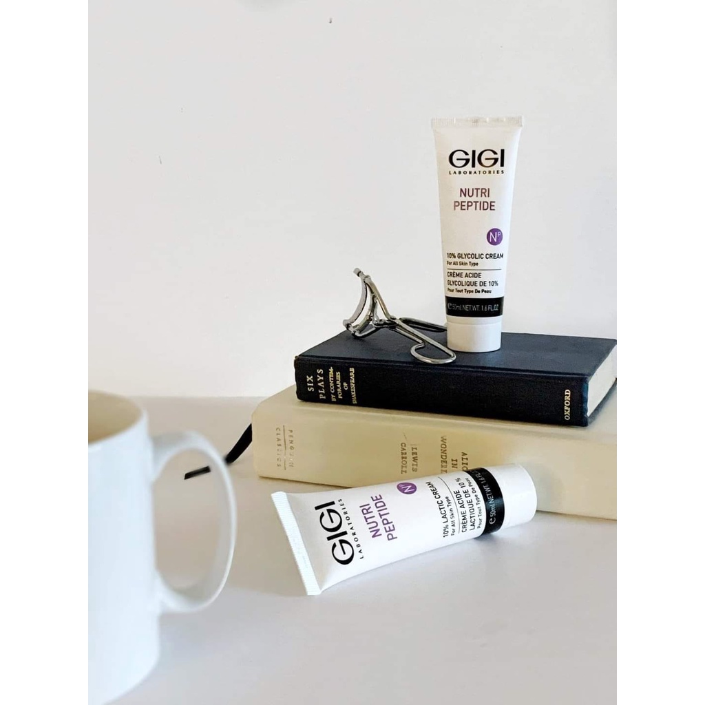 GIGI Nutri Peptide Lactic Cream 10% Kem Dưỡng Tẩy Da Chết, Làm Sáng Da Mờ Thâm
