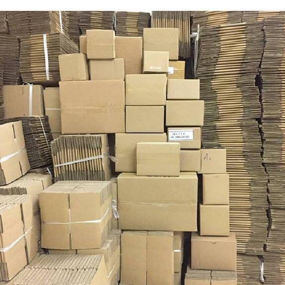 10 HỘP 20X20X15 - Hộp Carton Size 20X20X15 Giấy Cứng Siêu Bền Đóng Hàng Nhanh Chóng