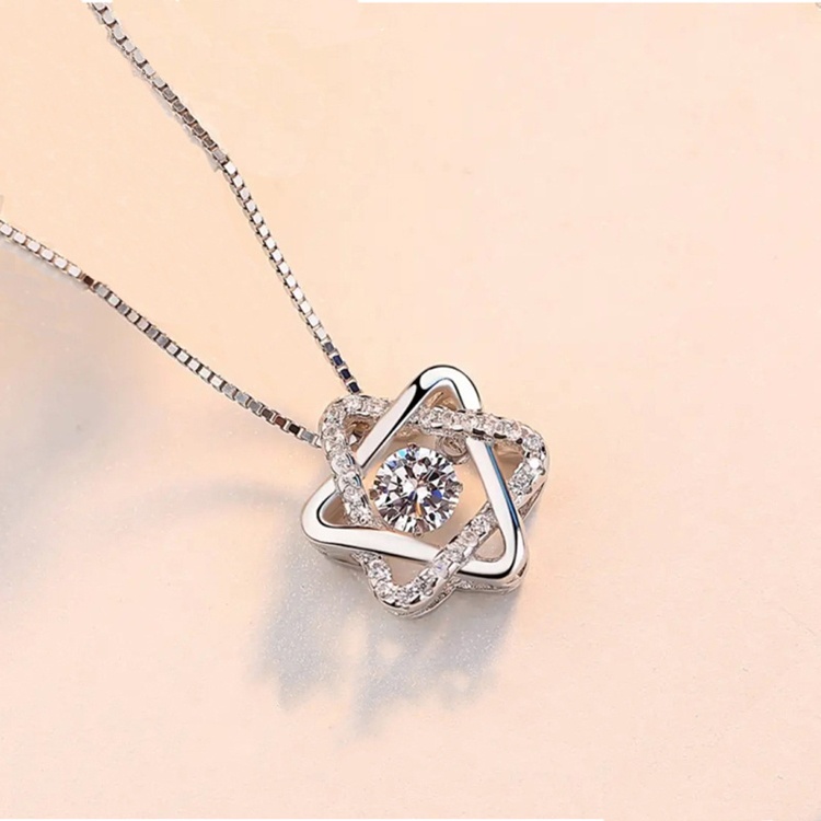 Dây chuyền thời trang nữ phong cách Hàn, bạc Ý S925 - DC124