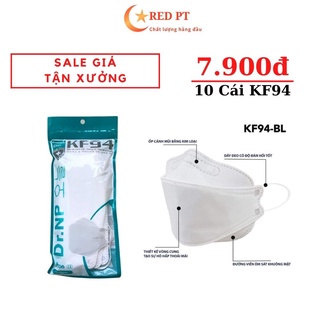 Kf94 Hàn Quốc, khẩu trang kf94 4 lớp đẹp ôm sát mặt, kháng khuẩn