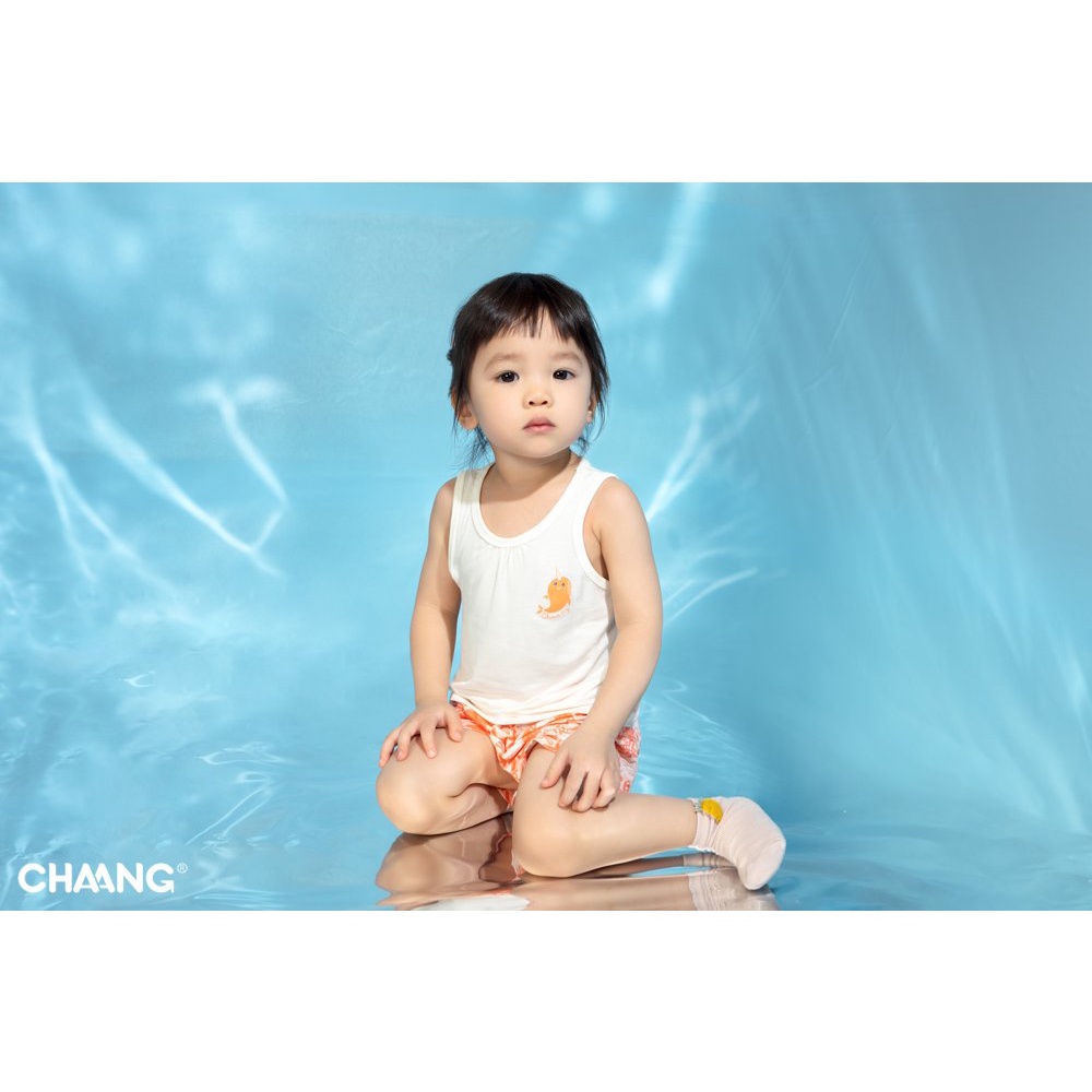 [CHÍNH HÃNG] Bộ áo ba lỗ quần đùi trẻ em họa tiết The Sea Chaang - 2 màu