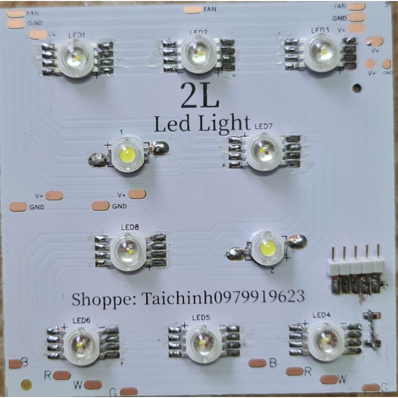 Mạch hàn sẵn led wrgb 4 in 1