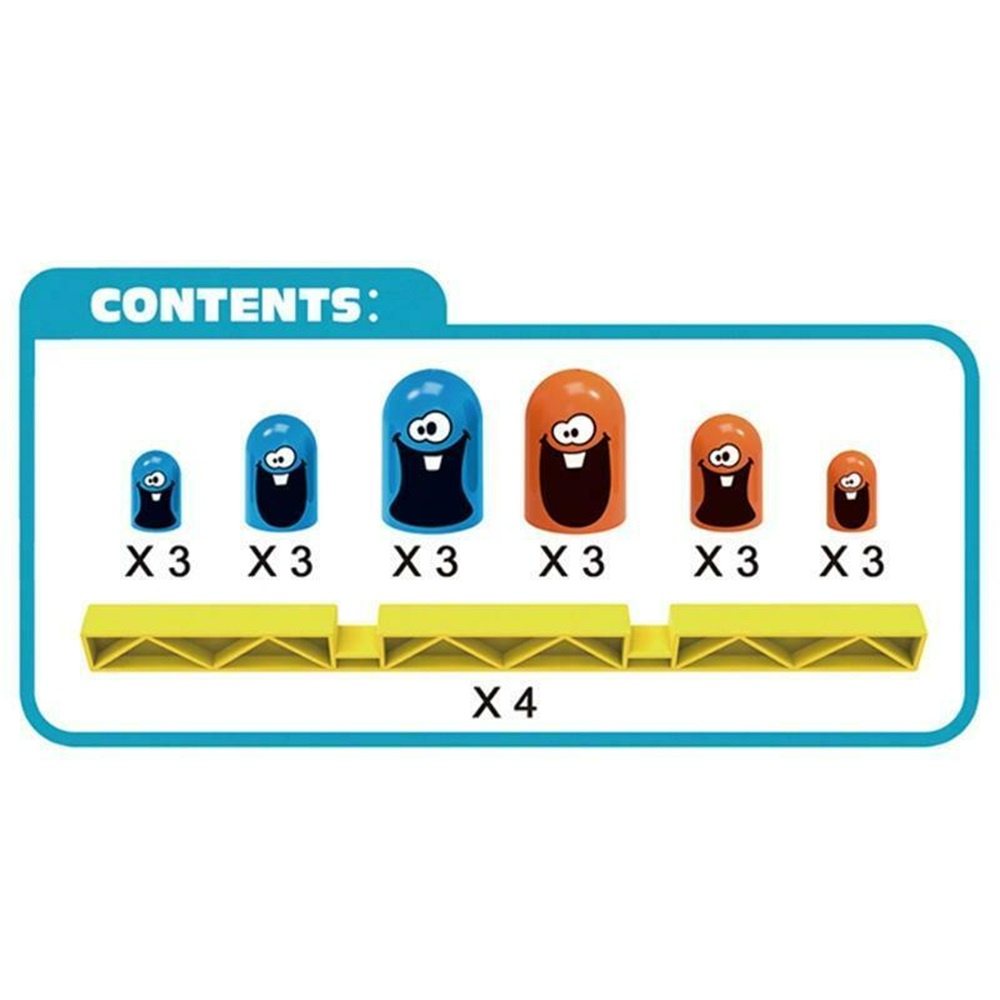 Tic Tac Toe Training Gobblet Gobblers Board Game Big Eat Small Strategy Game Toy