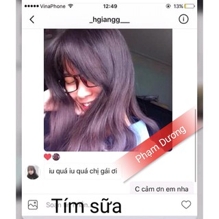 Nhuộm tóc tông TÍM
