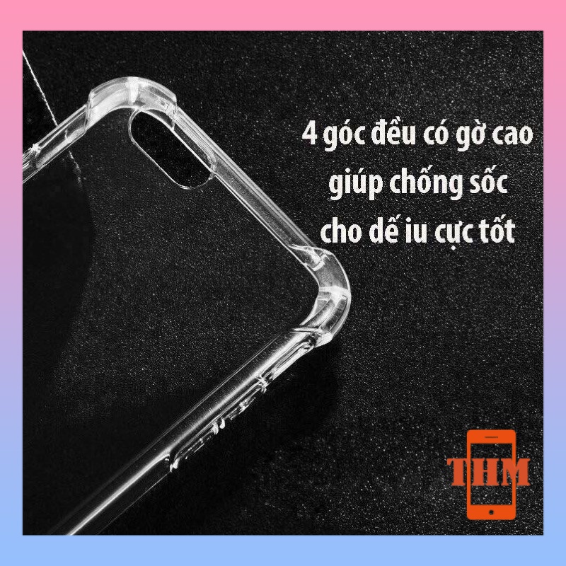 Ốp lưng iphone 11 pro max Vỏ chống sốc trong suốt chất lượng cao 6 6s Plus 7 Plus 8 Plus Xs max xr 12 Pro max 13 Pro max chống sốc-1004