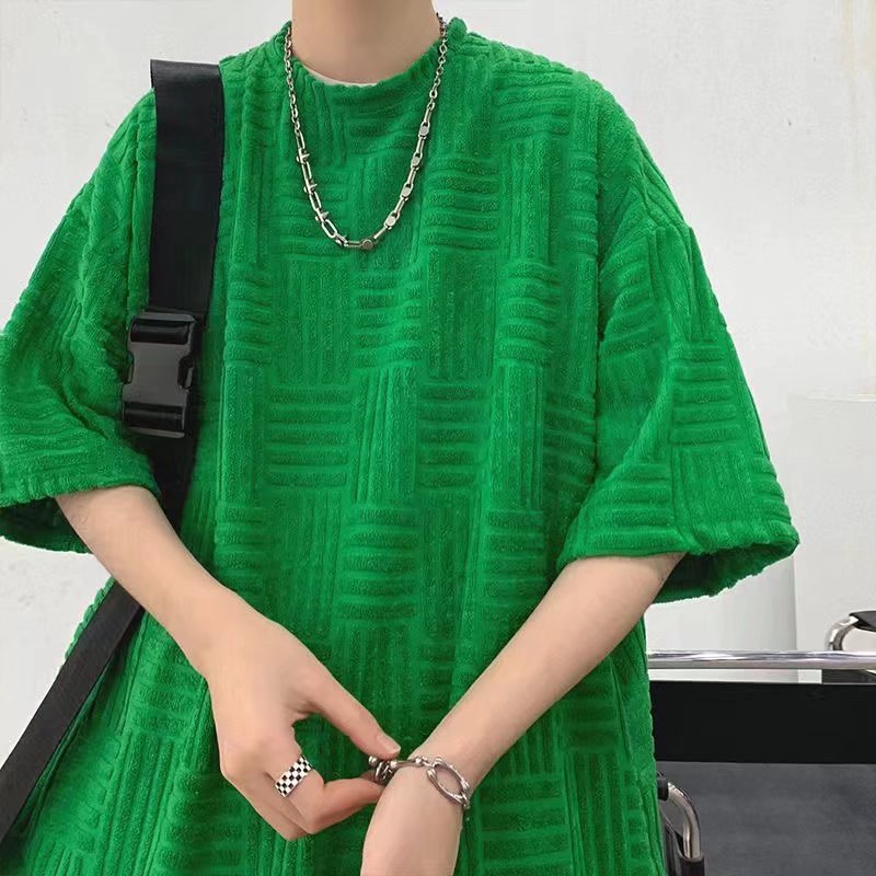 Áo Thun Nam Tay Ngắn Dáng Rộng Màu Trơn Phong Cách Hàn Quốc Thời Trang Cho fashion bigsize áo thun kiểu nữ simple unisex áo phông nam