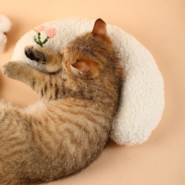 Gối Kê Cổ Chữ U Mềm Mại, Thoải Mái Cho Chó Mèo GC8204 MIAOCAT