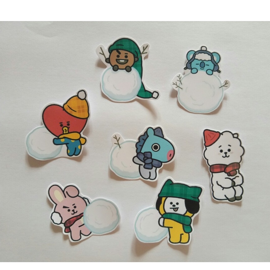Bộ 50 miếng Sicker BTS SUGA, nhãn dán BTS