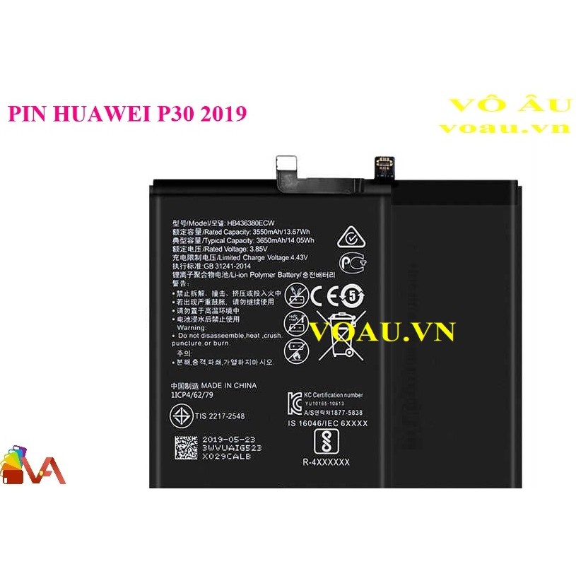 PIN HUAWEI P30 2019