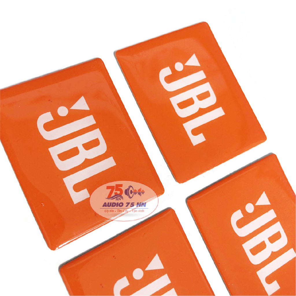 02 cái tem dán loa JBL nhựa dẻo cao cấp