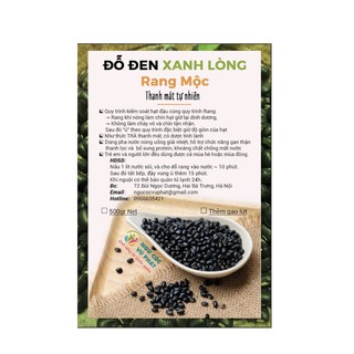500 gram đỗ đen xanh lòng quê rang sẵn