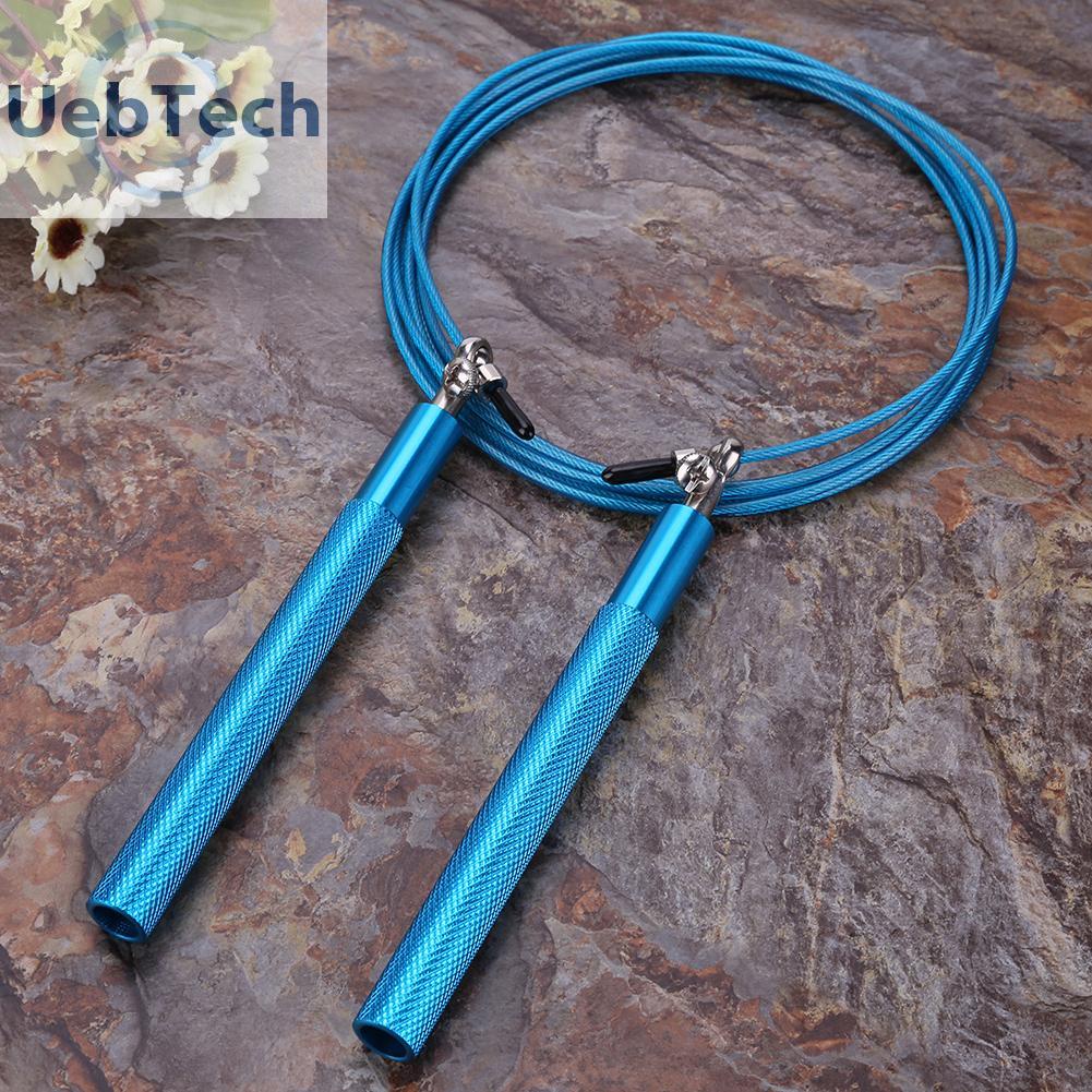 Dây nhảy có thể điều chỉnh 3m/10ft tay cầm bằng nhôm lõi thép để luyện tập thể dục