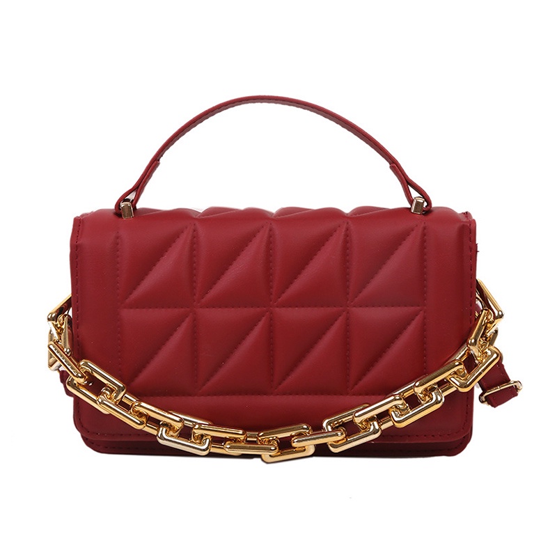 Ielgy Túi Xách Đeo Vai Dáng Vuông Phong Cách Retro Cho Nữ