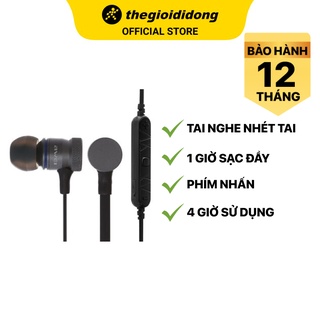 Tai nghe Bluetooth Nhét tai Awei A920BS Xám Xanh Chính hãng BH 12 tháng - Pin 4 giờ có hộp sạc