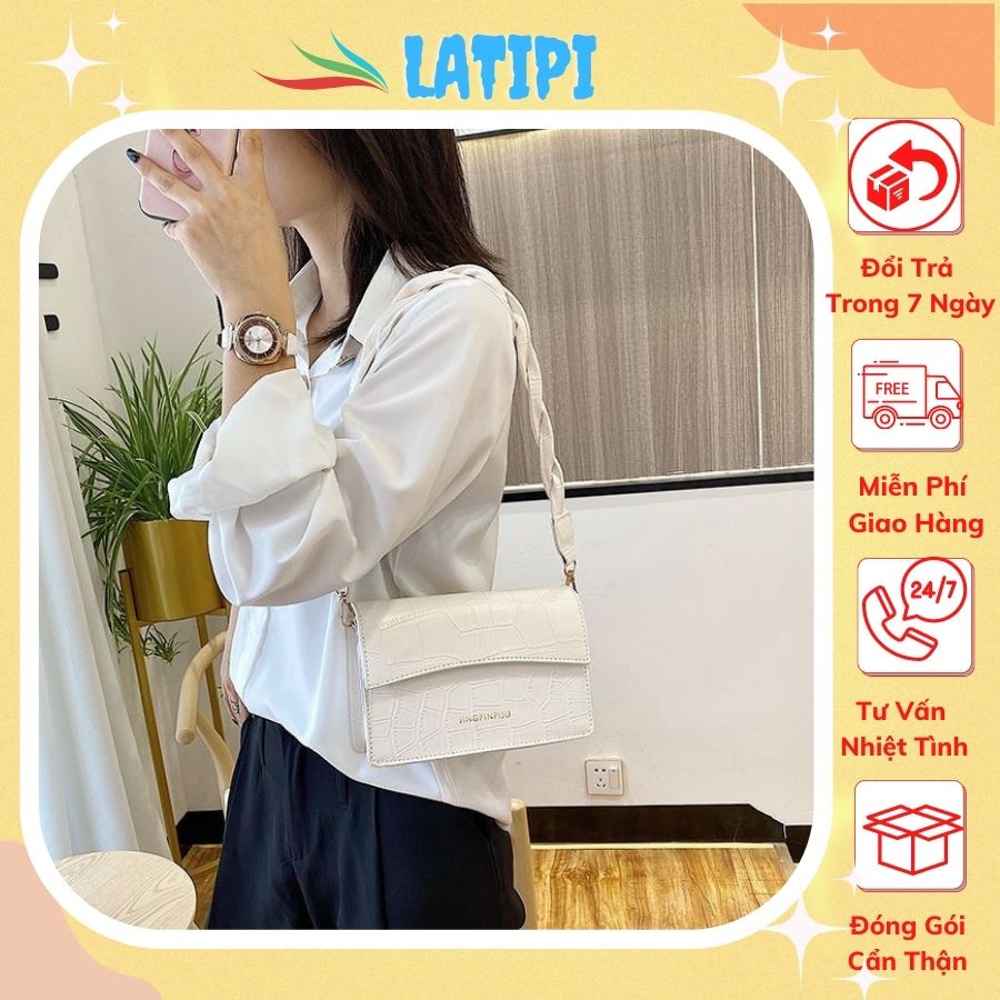 Túi Xách Mini Kẹp Nách Nữ Vân Da Cá Sấu Hot Nhất 2020 - TX2849 latipi