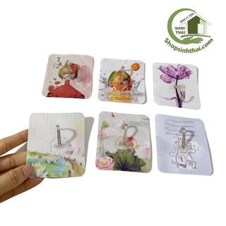 Móc dán tường treo đồ - Giao màu ngẫu nhiên