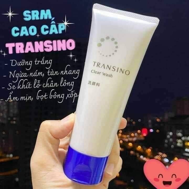 Sữa rửa mặt Transino Clear Wash Nhật Bản 120g