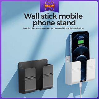 Giá móc để điện thoại di động cắm cáp sạc pin dán tường