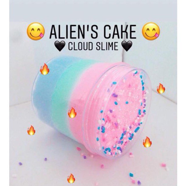 SLIME ALIEN'S CAKE I SLIME MÂY SIÊU TƠI I SLIME MÂY từ TUYẾT MỸ I CLOUD SLIME SNOWWONDER l