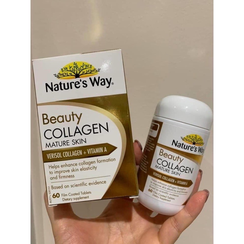 Viên uống đẹp da Collagen Mature skin Nature's way