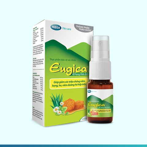 Xịt họng thảo dược Eugica Mouth Spray 10ml