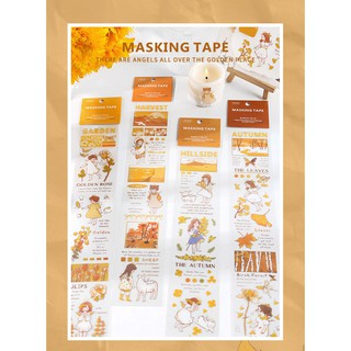 Masking Tape - Tấm sticker mùa thu vàng