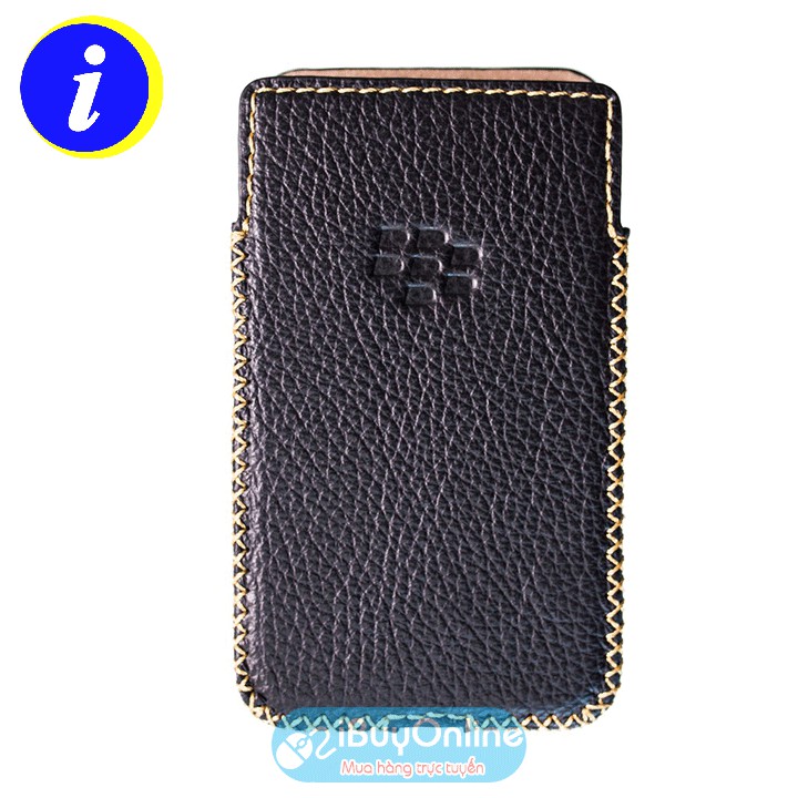 Bao da thật handmade dang hộp cho điện thoại BlackBerry Classic Q20